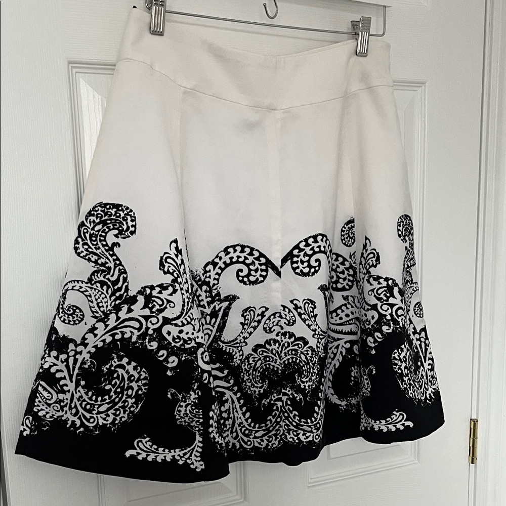Elegant Black and White Women's Skirt
